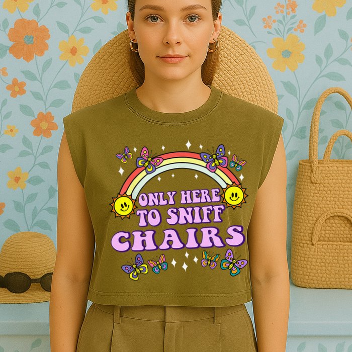 Funny Embarrassing Inappropriate Meme Gift Garment-Dyed Women's Muscle Tee