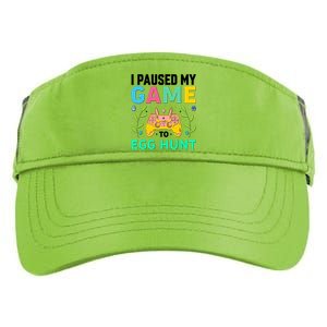 Funny Easter I Pause My Game To Egg Hunt Adult Drive Performance Visor