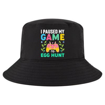 Funny Easter I Pause My Game To Egg Hunt Cool Comfort Performance Bucket Hat