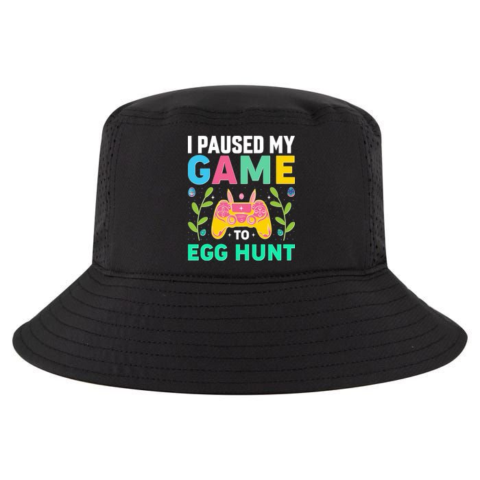 Funny Easter I Pause My Game To Egg Hunt Cool Comfort Performance Bucket Hat
