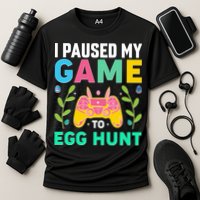 Funny Easter I Pause My Game To Egg Hunt Performance Shirt