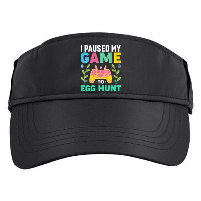 Funny Easter I Pause My Game To Egg Hunt Adult Drive Performance Visor