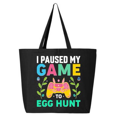 Funny Easter I Pause My Game To Egg Hunt 25L Jumbo Tote