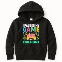 Funny Easter I Pause My Game To Egg Hunt Kids Hoodie