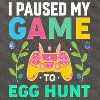 Funny Easter I Pause My Game To Egg Hunt Cotton Canvas Backpack