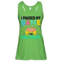 Funny Easter I Pause My Game To Egg Hunt Ladies Essential Flowy Tank