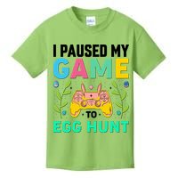 Funny Easter I Pause My Game To Egg Hunt Kids T-Shirt