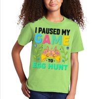 Funny Easter I Pause My Game To Egg Hunt Kids T-Shirt