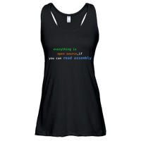 Funny Everything Is Open Source If You Can Read Assembly Ladies Essential Flowy Tank