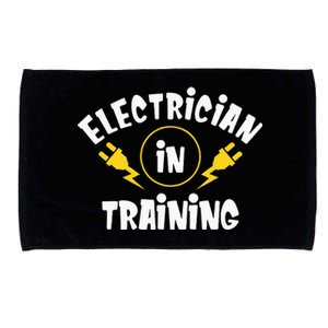 Funny Electrician In Training Microfiber Hand Towel