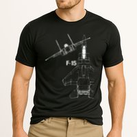 F15 Eagle Jet Military Stealth Fighter Jet Cooling Performance Crew T-Shirt