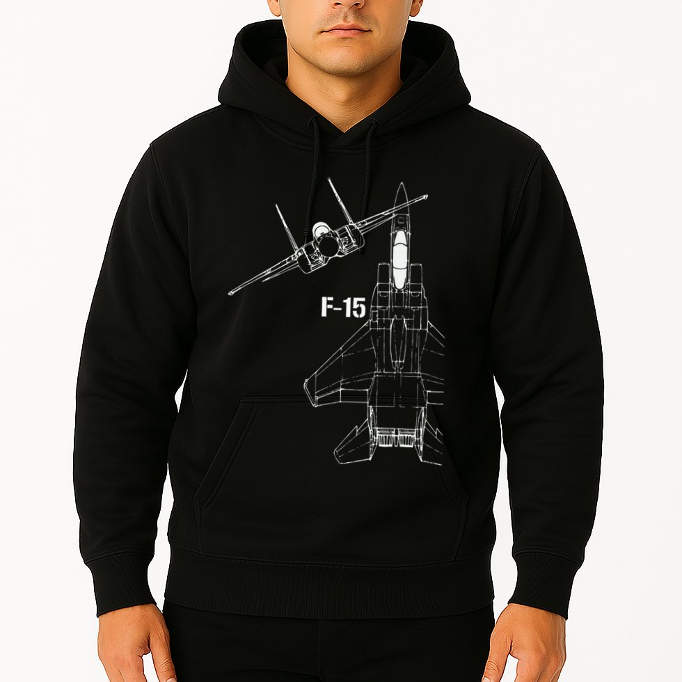 F15 Eagle Jet Military Stealth Fighter Jet Hoodie