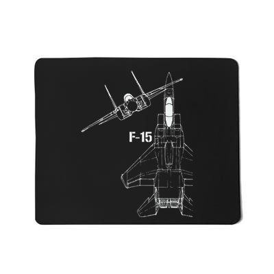 F15 Eagle Jet Military Stealth Fighter Jet Mousepad