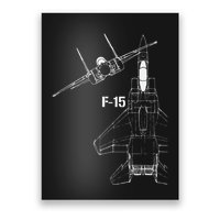 F15 Eagle Jet Military Stealth Fighter Jet Poster