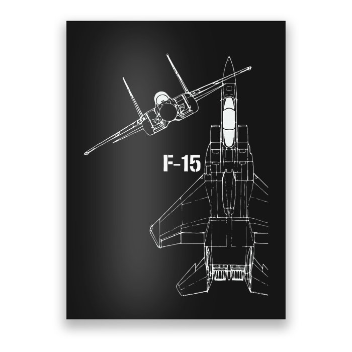 F15 Eagle Jet Military Stealth Fighter Jet Poster