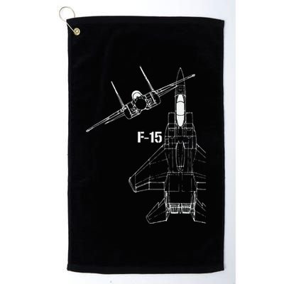 F15 Eagle Jet Military Stealth Fighter Jet Golf Towel