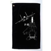 F15 Eagle Jet Military Stealth Fighter Jet Golf Towel