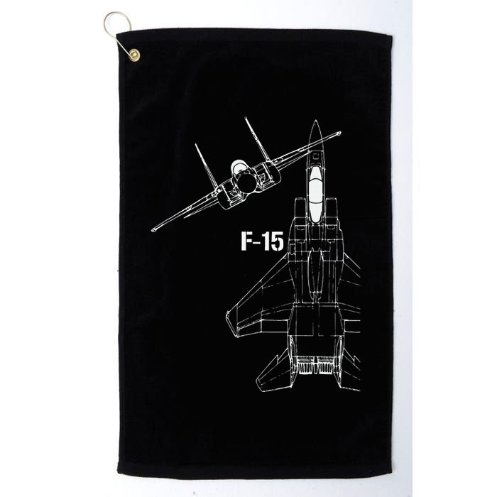 F15 Eagle Jet Military Stealth Fighter Jet Golf Towel