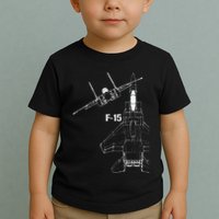 F15 Eagle Jet Military Stealth Fighter Jet Toddler T-Shirt