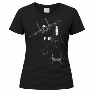 F15 Eagle Jet Military Stealth Fighter Jet Women's T-Shirt