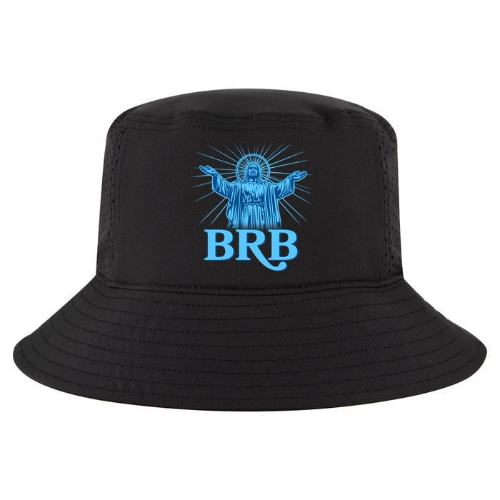 Funny Easter Jesus BRB Be Right Back Cool Comfort Performance Bucket Hat