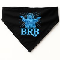 Funny Easter Jesus BRB Be Right Back USA-Made Doggie Bandana