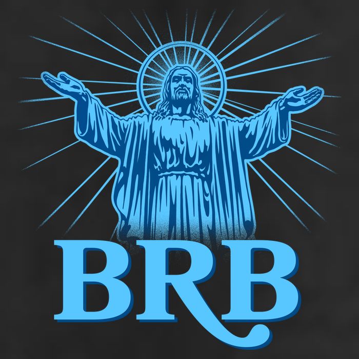 Funny Easter Jesus BRB Be Right Back Adult Drive Performance Visor