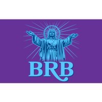 Funny Easter Jesus BRB Be Right Back Bumper Sticker