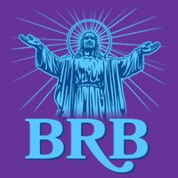 Funny Easter Jesus BRB Be Right Back Tie-Dye T-Shirt
