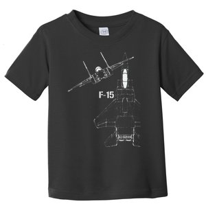 F15 Eagle Jet Military Stealth Fighter Jet Toddler T-Shirt