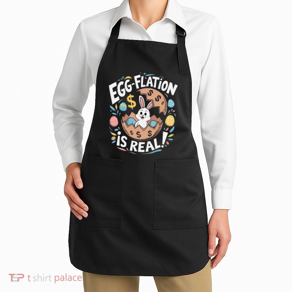 Funny Easter Jokes On Egg Inflation Eggflation Eggflation Apron