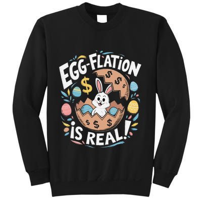 Funny Easter Jokes On Egg Inflation Eggflation Eggflation Sweatshirt