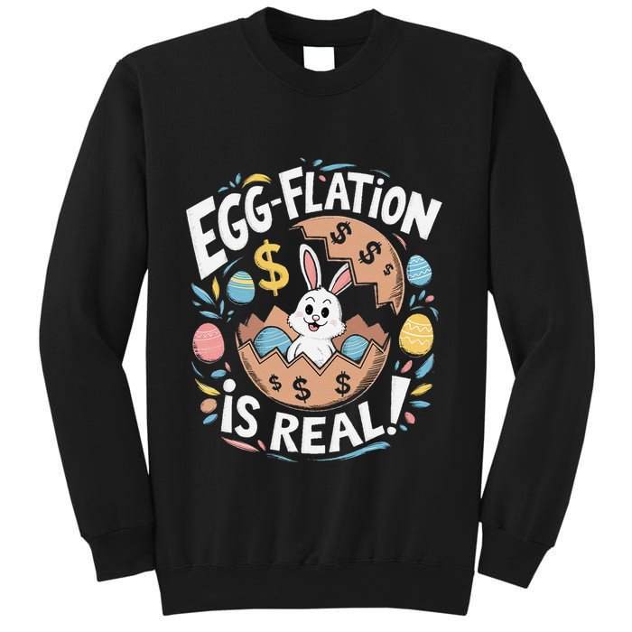Funny Easter Jokes On Egg Inflation Eggflation Eggflation Sweatshirt