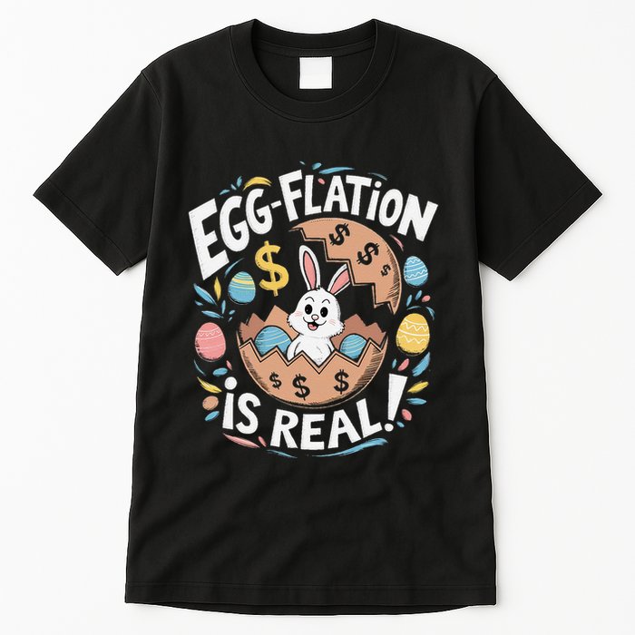 Funny Easter Jokes On Egg Inflation Eggflation Eggflation Tall T-Shirt