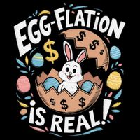 Funny Easter Jokes On Egg Inflation Eggflation Eggflation 16 in Basic Backpack
