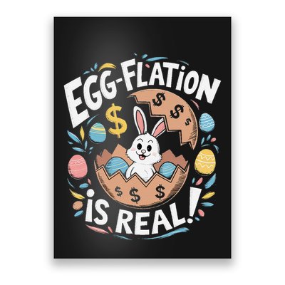 Funny Easter Jokes On Egg Inflation Eggflation Eggflation Poster