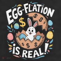 Funny Easter Jokes On Egg Inflation Eggflation Eggflation 25L Jumbo Tote
