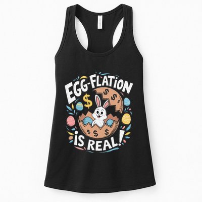 Funny Easter Jokes On Egg Inflation Eggflation Eggflation Womens Tank Top