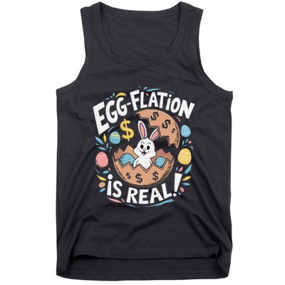 Funny Easter Jokes On Egg Inflation Eggflation Eggflation Tank Top