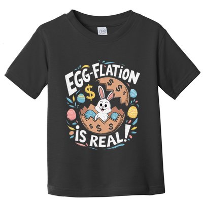 Funny Easter Jokes On Egg Inflation Eggflation Eggflation Toddler T-Shirt