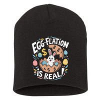 Funny Easter Jokes On Egg Inflation Eggflation Eggflation Short Acrylic Beanie