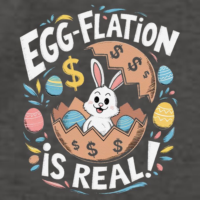 Funny Easter Jokes On Egg Inflation Eggflation Eggflation Vector Backpack