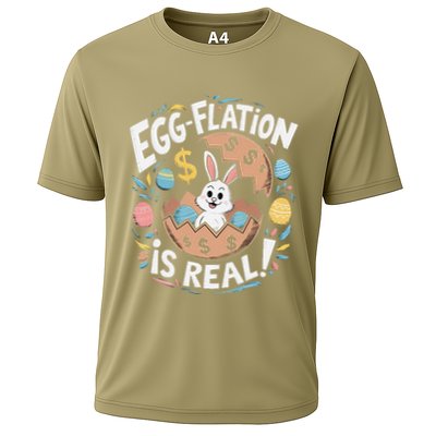 Funny Easter Jokes On Egg Inflation Eggflation Eggflation Performance Shirt