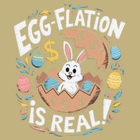 Funny Easter Jokes On Egg Inflation Eggflation Eggflation Button