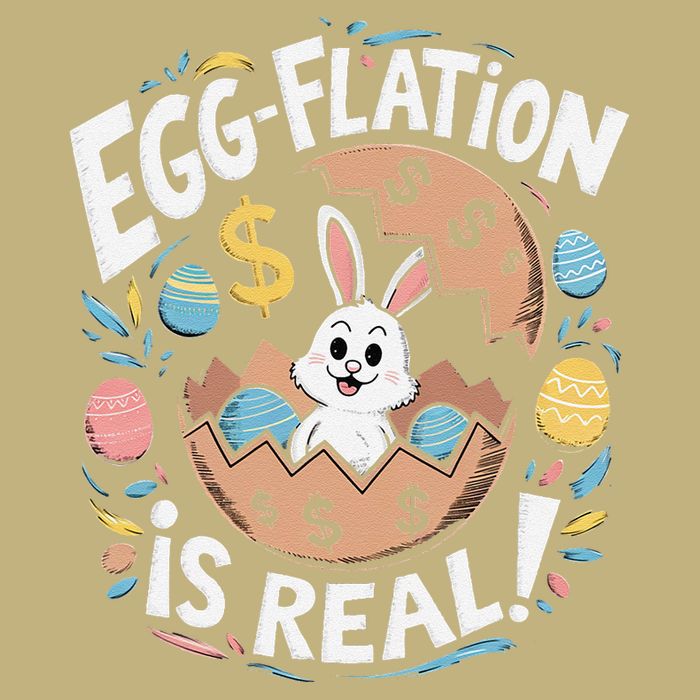 Funny Easter Jokes On Egg Inflation Eggflation Eggflation Button