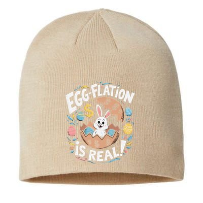 Funny Easter Jokes On Egg Inflation Eggflation Eggflation Sustainable Beanie