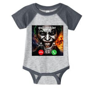 Funny Evil Jonkler Is Calling Halloween Infant Baby Jersey Bodysuit