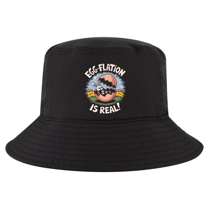 Funny Easter Jokes On Egg Inflation Eggflation Eggflation Cool Comfort Performance Bucket Hat