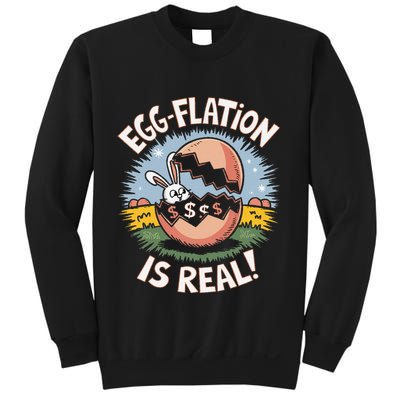 Funny Easter Jokes On Egg Inflation Eggflation Eggflation Sweatshirt