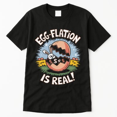 Funny Easter Jokes On Egg Inflation Eggflation Eggflation Tall T-Shirt